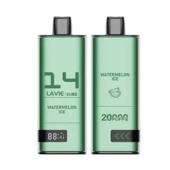 Atacado Lavie Cube 20000 Puffs Vape descartável Melancia Gelo